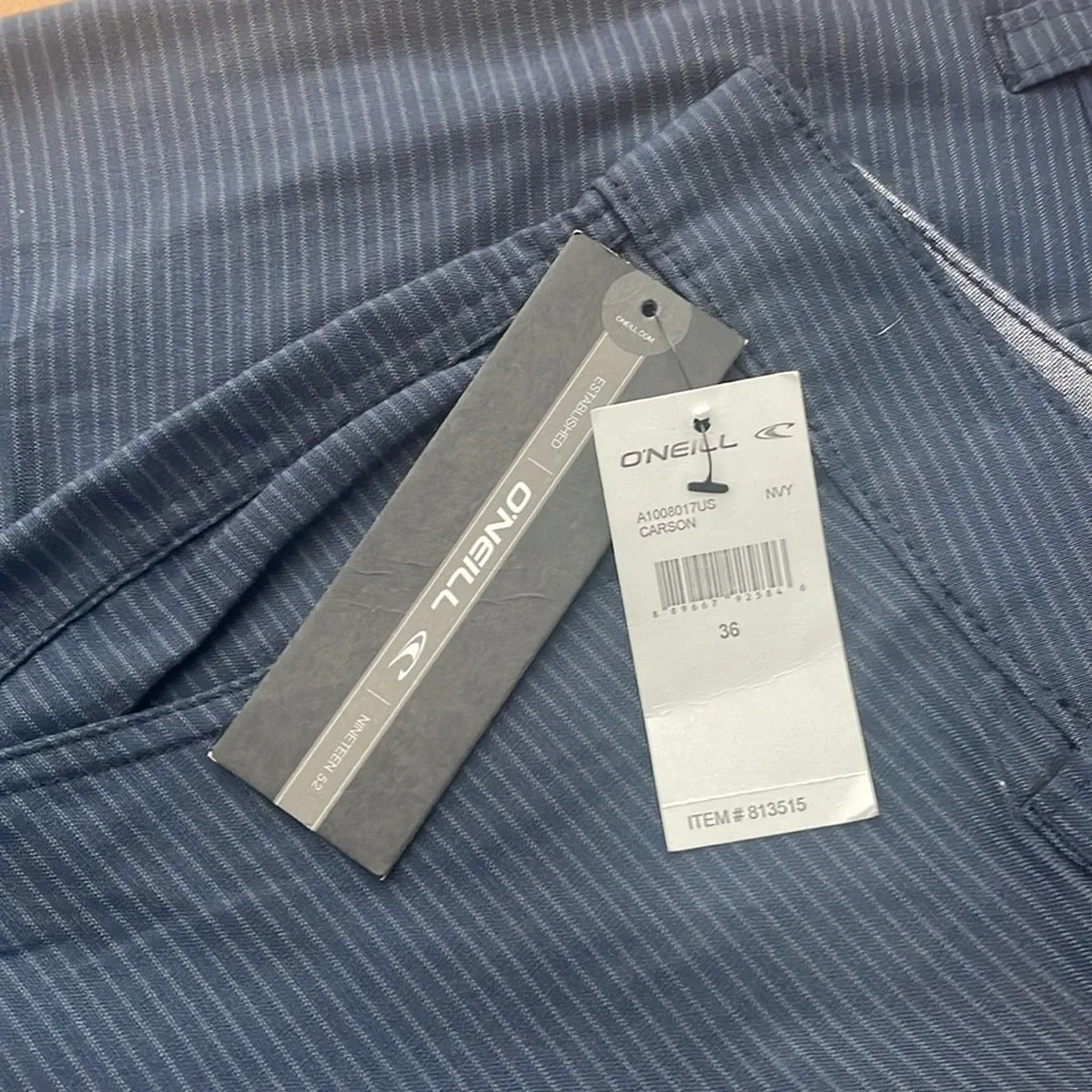 Oniell NWT Men's Blue Striped Shorts Size 36